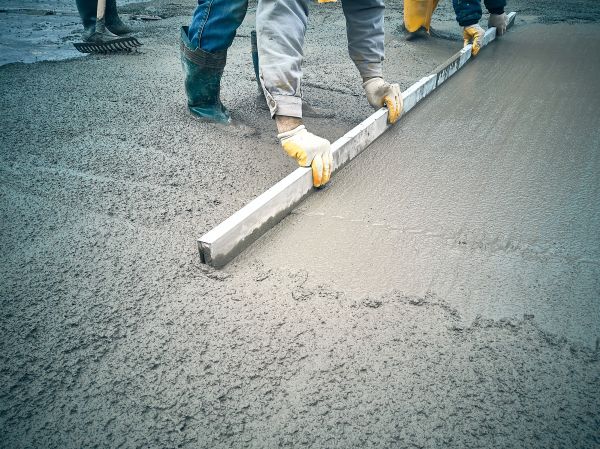 Cement Slab Installation in Rowlett
