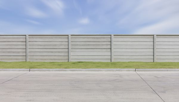 Concrete Fence Installation in Rowlett