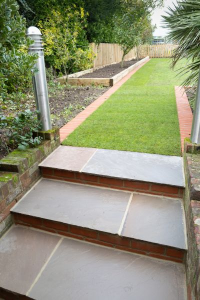 Backyard Steps Installation in Rowlett