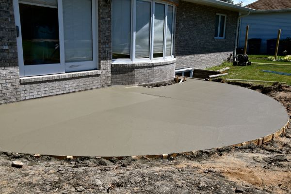 Deck Concrete Construction in Rowlett