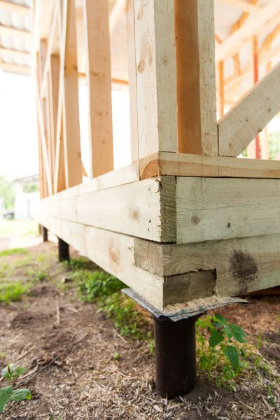 Barn Footing Installation in Rowlett