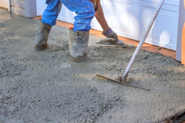 Driveway Slab Construction in Rowlett