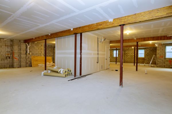 Basement Slab Installation in Rowlett