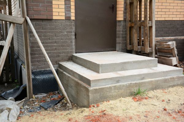 Cement Steps Construction in Rowlett