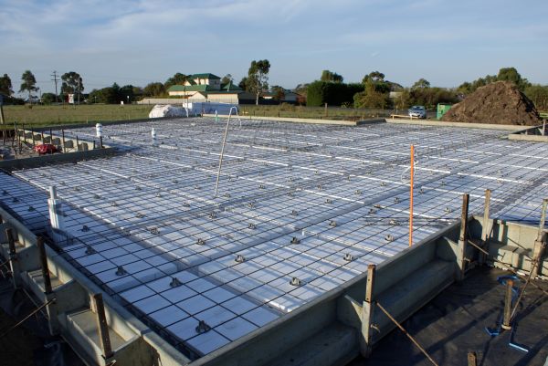 Barn Pad Construction in Rowlett