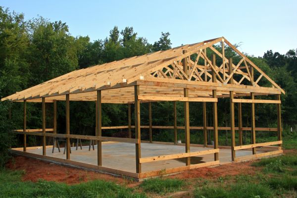 Barn Pad Installation in Rowlett