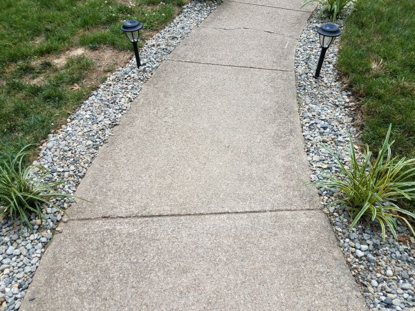 Cement Path Construction in Rowlett