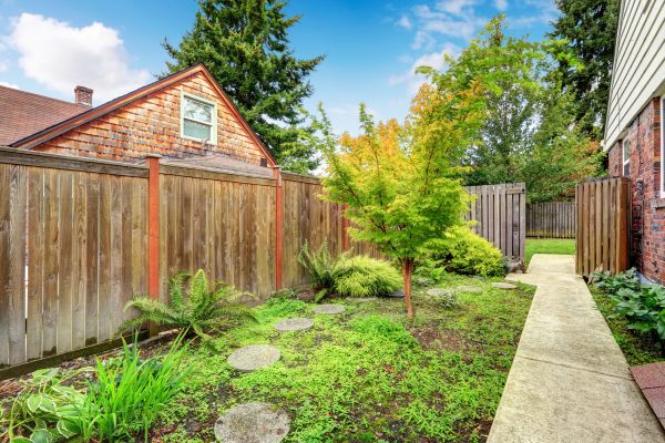 Backyard Walkway Construction in Rowlett