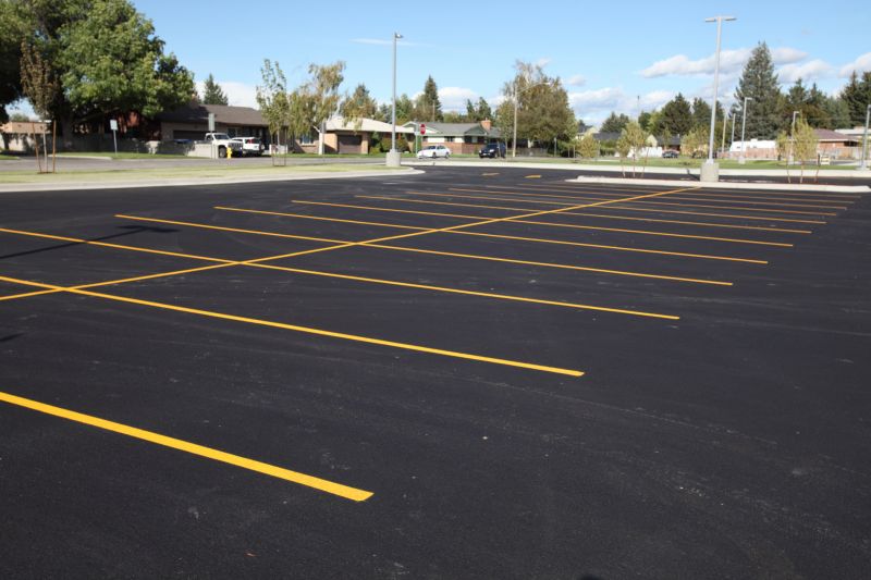 Parking Lot Apron Installation